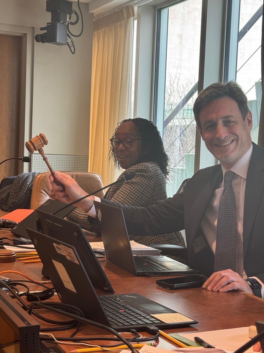 CJacobucci's tweet photo. Happy to start 2025 in my new role as Vice Chair of the #ACABQ at the United Nations.

Together with the other new Vice Chairs @foeniculum and @CNmagambo, it will be a pleasure to support our new Chair, Juliana Gaspar Ruas, and serve the Committee. https://t.co/EMprgscxVf