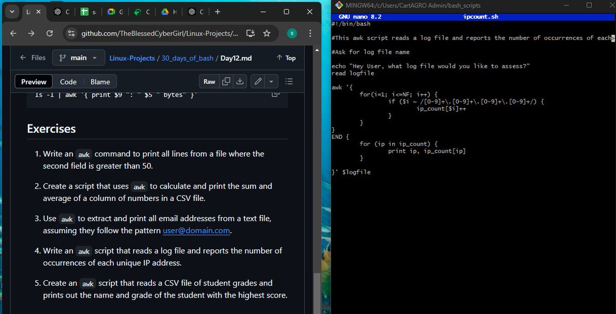Ade_leyee's tweet image. Day 94 &amp;amp; 95
#100DaysOfCyberSecurity
@jay_hunts @segoslavia @akintunero @OnijeC 
1. Spent the whole of yesterday trying to set up a home lab.
2. Completed the tasks for Day 12 of #30DaysOfBashScripting