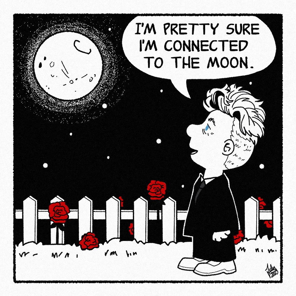 i combined my love for peanuts and david lynch to make this drawing in his honor. i'm so grateful for his work and i will never forget him. he's with the moon now 🌕🤍