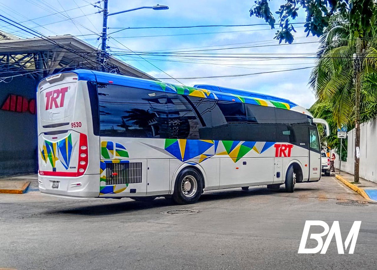 bus_mex_'s tweet photo. De lo más nuevo de TRT un irizar i5 s efficent saliendo de la terminal de playa del carmen con su destino Villahermosa, créditos a JL el que tomo la foto, buen día.
#TRT #PlayaDelCarmen #MOVILITYADO #autobuses #mexico https://t.co/C6mF0cF13i