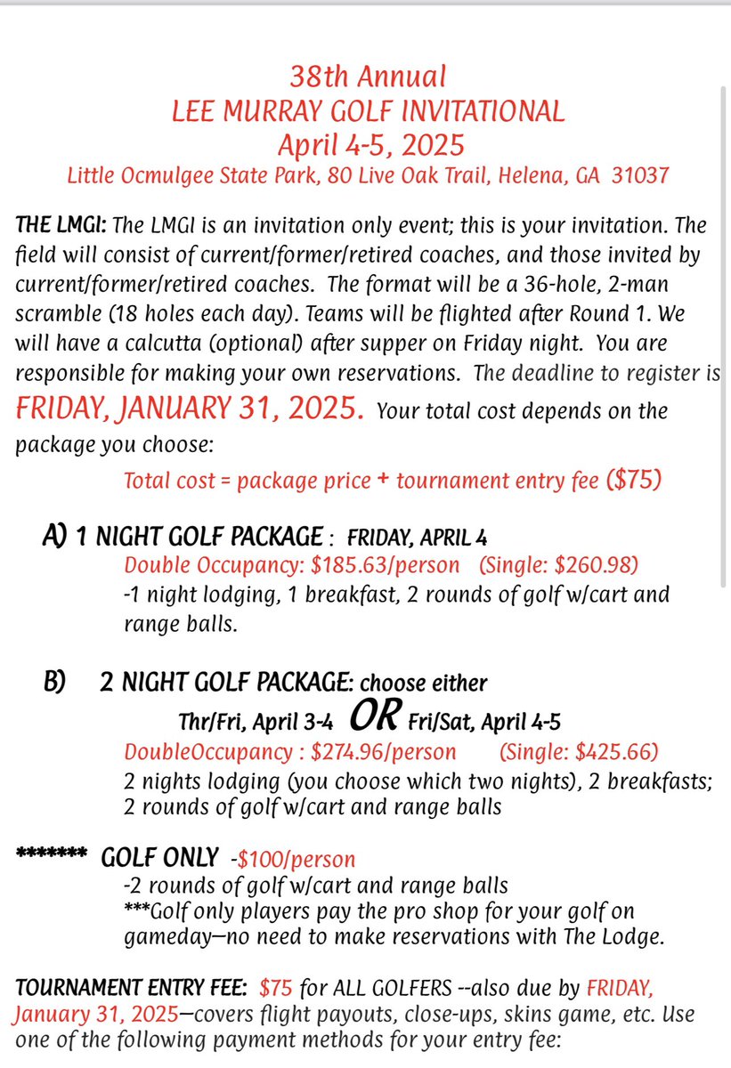 Any of my coaching peers or retired coaching peers, come play some golf with us! If you want to know if it’s worth coming to, just ask <a href="/CoachLamb1/">Manofconstantsorrow Ed.S</a>. We’d love to have you! Reach out to me or <a href="/coachjbeast29/">Jon Willoughby</a>