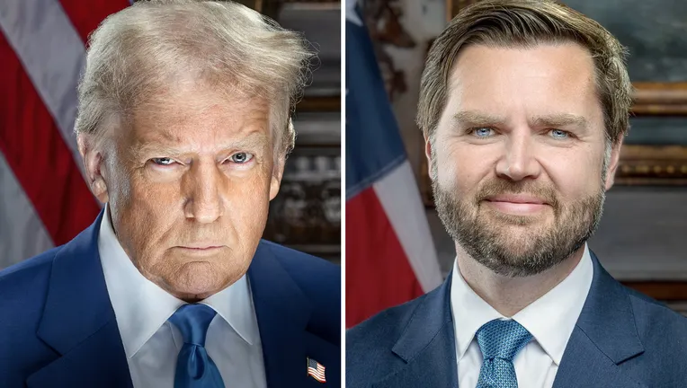 Damaan4u33's tweet photo. These are the official White House portraits of Donald Trump and JD Vance! What are your thoughts?

A. Both are unflattering 
B. Trump looks like a crook
C. Vance used less mascara
D. Neither one should be in the WH
E. Your thoughts
F. All of the above https://t.co/dj5gbMPqUv