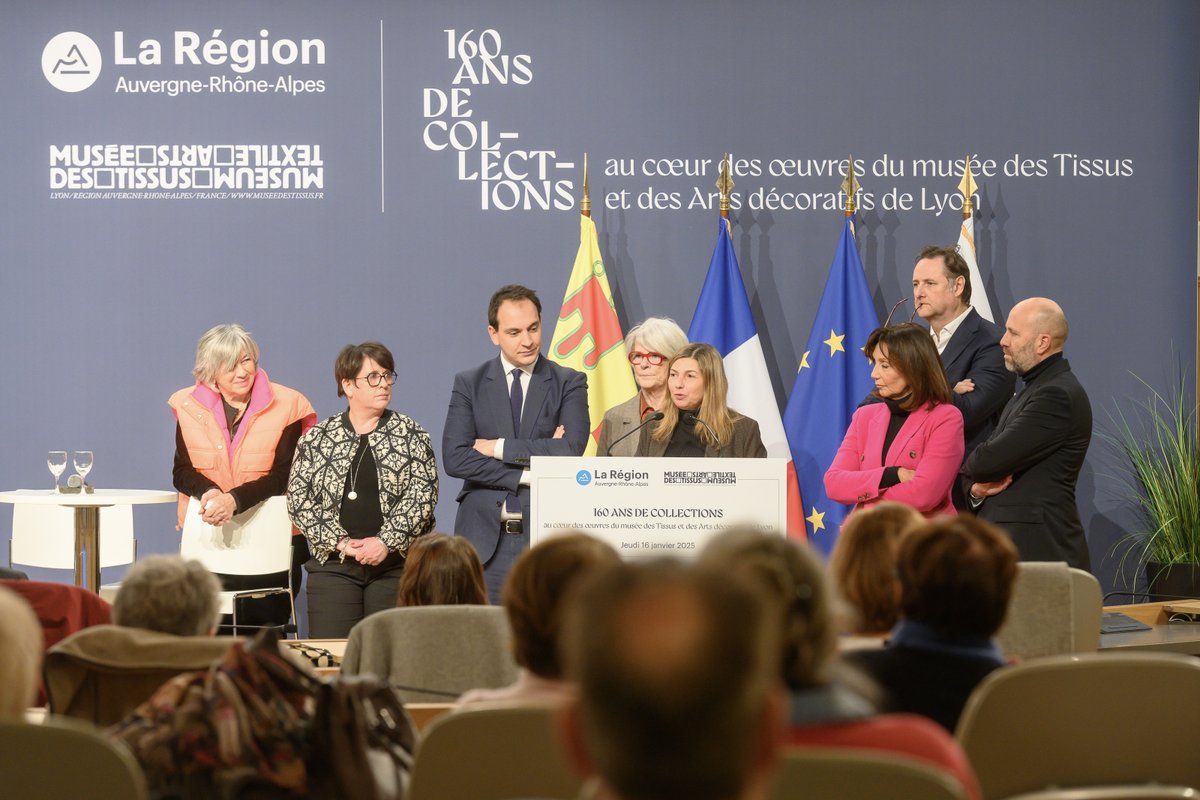 En 2019, le Musée des Tissus de Lyon était en péril. Avec la Région et <a href="/laurentwauquiez/">Laurent Wauquiez</a>, nous avons agi pour préserver ce trésor culturel. Une fois restauré, il dévoilera la plus grande collection de tissus au monde : 2,5 millions de pièces retraçant 4500 ans d’histoire.
