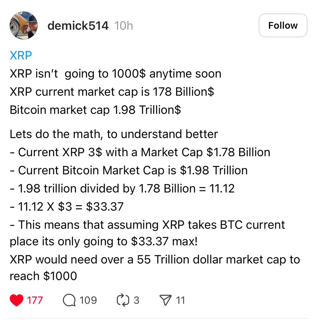 fishstue's tweet photo. Realest thing I saw today. XRP https://t.co/xHfDU0NOjd