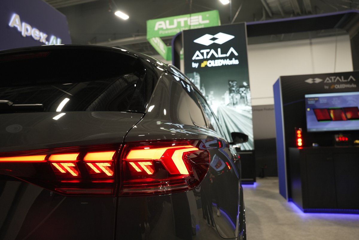 OLEDWorks's tweet photo. At @CES 2025, OLEDWorks proudly celebrated a year of remarkable progress since the launch of #Atala at CES 2024. π±
See more in our brand new blog: https://t.co/Hu2proqrcg
#FutureofMobility #CES25 #CES2025 #SQ6etron #AtalaLighting #OLEDs #OLEDWorks #Automotive #Tech https://t.co/YA4xnfwzmC