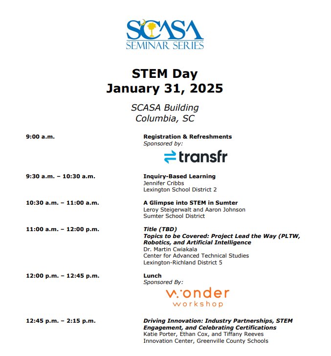 Katie Porter (@kportergcs) on Twitter photo Honored to present with 2 of my <a href="/cte_innovation/">CTE Innovation Center at Roper Mt.</a> rockstar teachers at the <a href="/SCASAnews/">SCASA</a> STEM Day and share the amazing things happening in <a href="/gcschools/">Greenville County Schools</a>! ⭐️ Honored to present with 2 of my <a href="/cte_innovation/">CTE Innovation Center at Roper Mt.</a> rockstar teachers at the <a href="/SCASAnews/">SCASA</a> STEM Day and share the amazing things happening in <a href="/gcschools/">Greenville County Schools</a>! ⭐️