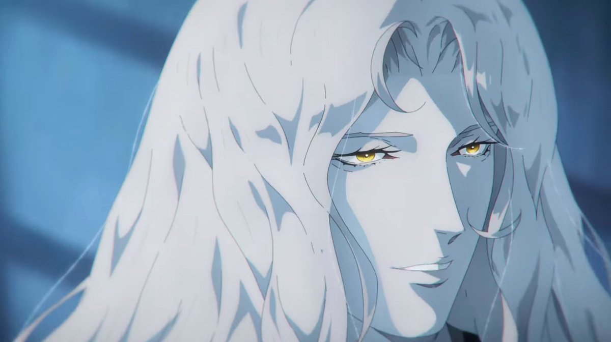 alucarddaily's tweet photo. "Love is a fragile, capricious thing in this cold, fleeting world. But if anything can redeem anyone, then yes. Love can redeem them."

#castlevaniaspoilers https://t.co/aEvelIwVWR