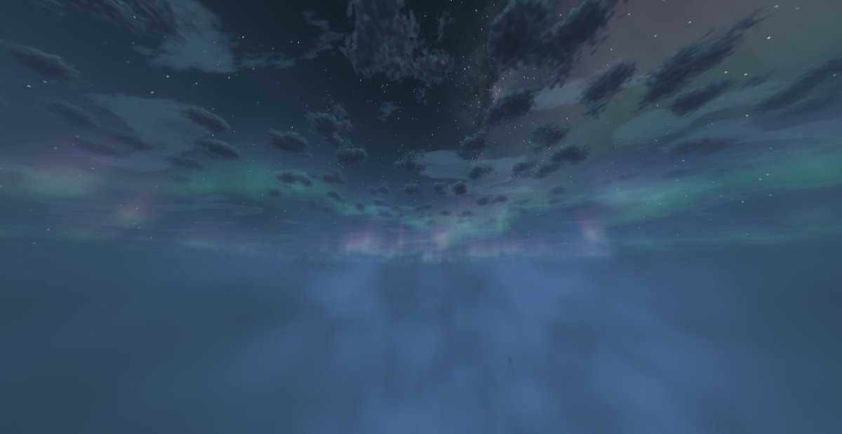 the one consolation to having bad internet with shaders on, that's when you get the prettiest voids 🫶