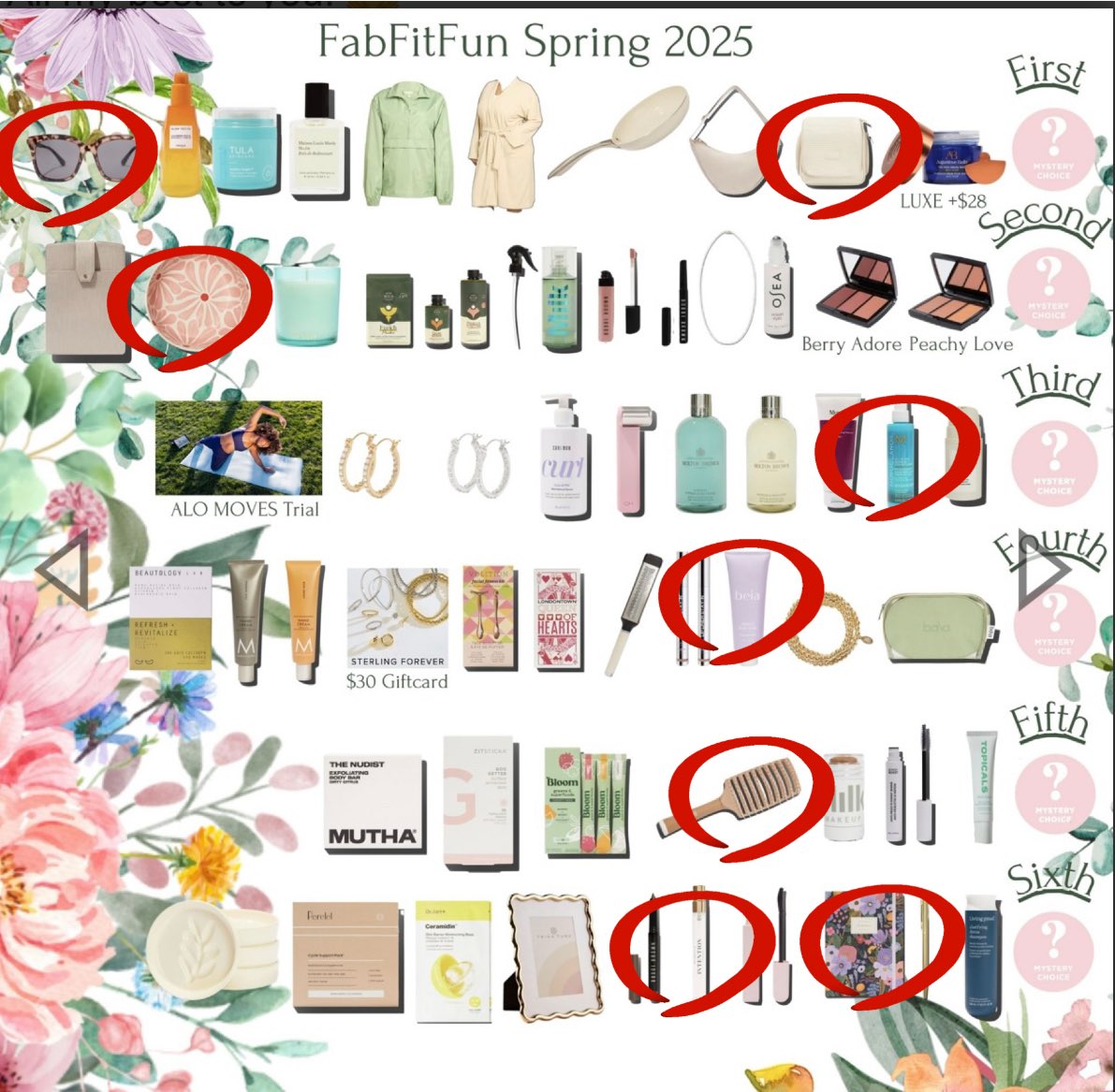 DeeFromSD's tweet image. So #FabFitFun ladies, how’s your template looking? What’s your picks?? 
I’m trying not to add anything additional to any categories, so for now, I have two but I’m going to choose between them!
                        Here’s mine:
