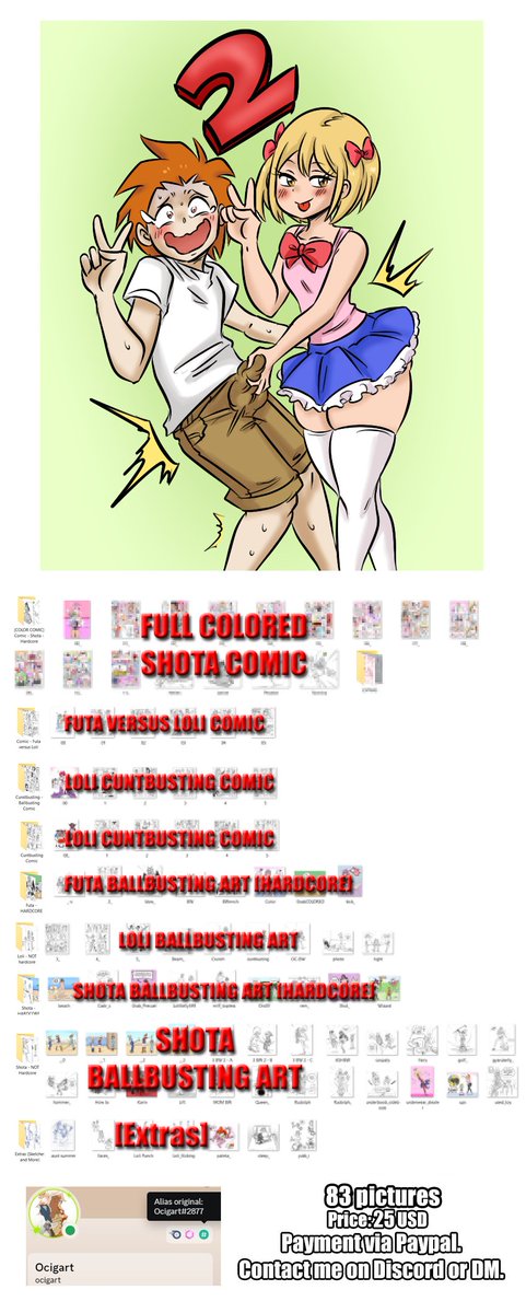 Ocigart2's tweet photo. Content for sale! PART 2! Discord (or DM).
Price: 25 USD, payment via Paypal.
#ballbusting #cuntbusting #IoIi #sh0ta #futa https://t.co/mYYbUJLChm