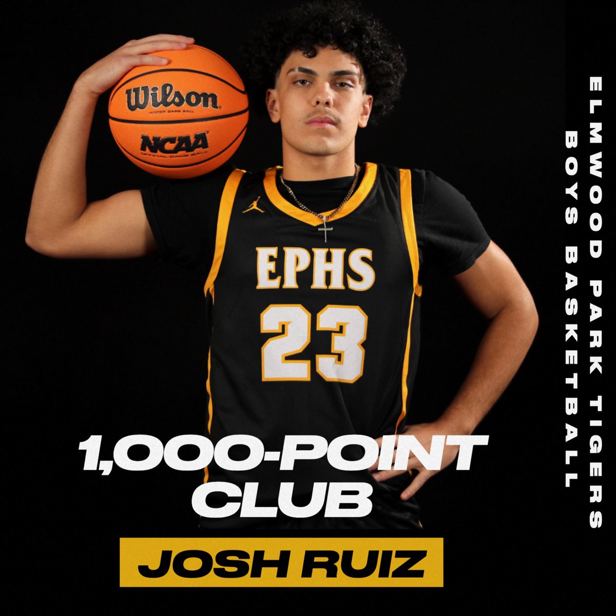 Congratulation to SR Josh Ruiz , scoring. 1000 points in his high school career ! #EPHS
