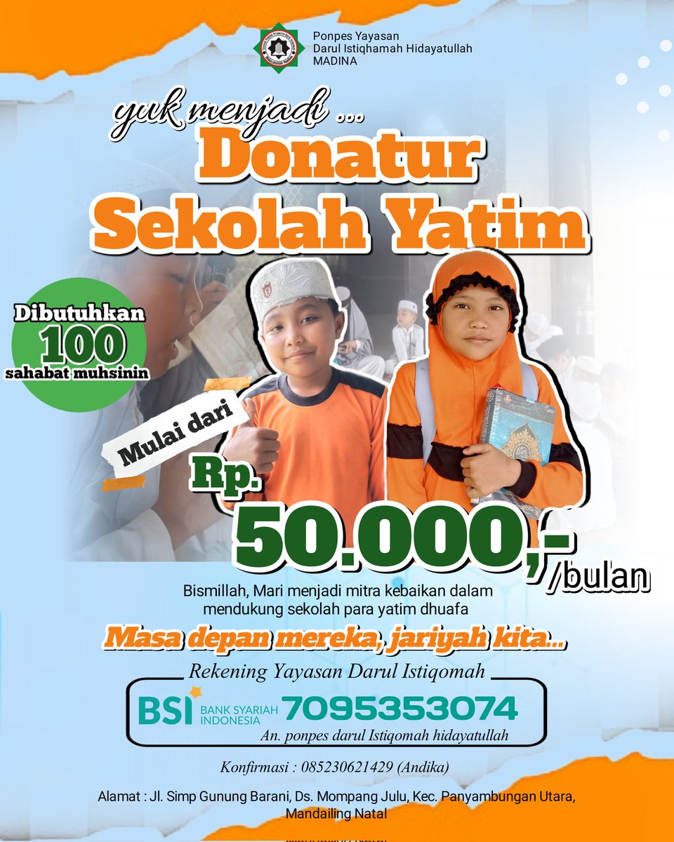 Pondok Quran Yatim-Dhuafa Mandailing Natal tweet media