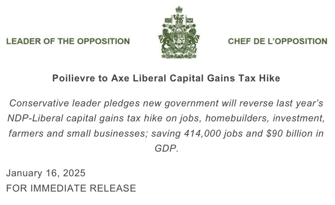 CADA (@cdnautocada) on Twitter photo This is what leadership on the economy looks like! The Liberal/NDP Capital Gains Tax hike is a job and investment killer. We need a government focused on productivity and growth. Bravo for this commitment and thank you <a href="/PierrePoilievre/">Pierre Poilievre</a> This is what leadership on the economy looks like! The Liberal/NDP Capital Gains Tax hike is a job and investment killer. We need a government focused on productivity and growth. Bravo for this commitment and thank you <a href="/PierrePoilievre/">Pierre Poilievre</a>