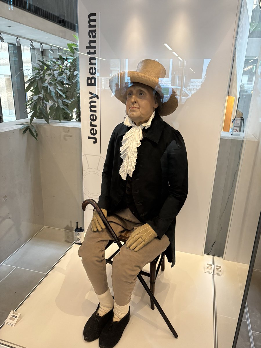 Spent the morning <a href="/ucl/">UCL</a> and got to see Jeremy- what a bequest!