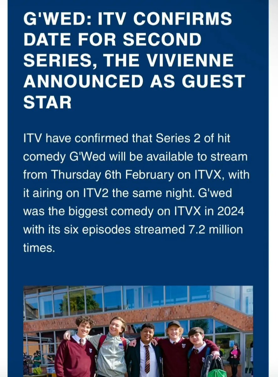 INCOMING <a href="/gwedofficial/">G’wed</a> Series 2 <a href="/ITVX/">ITVX</a> <a href="/ITV/">ITV</a> 2!

You know tha! 

#gwedofficial #gwed