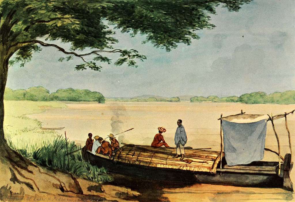IlustresMarinos's tweet photo. #PIMart
Bongo del Magdalena, (Colombia) 1845
E. Walhouse

#CosasdeMarear
Fdez Navarrete-1831 llama bombo o bongo a pequeña embarcación sin arboladura, auxiliar, utilizada en “Costafirme” [Tierra Firme, Nueva Granada] por indios, también en Filipinas y en la Carraca (Cádiz). https://t.co/epNiBs6nIw
