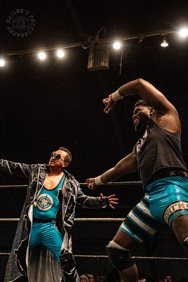 MaxStGiovanni's tweet photo. The #AceOfSpaceAcademy crash landing once again at Hamburg Field House, the legendary home of @Official_AXW!!!
#Moonshot #AxW #Wrestling #TagTeam https://t.co/C9s0GdIweJ