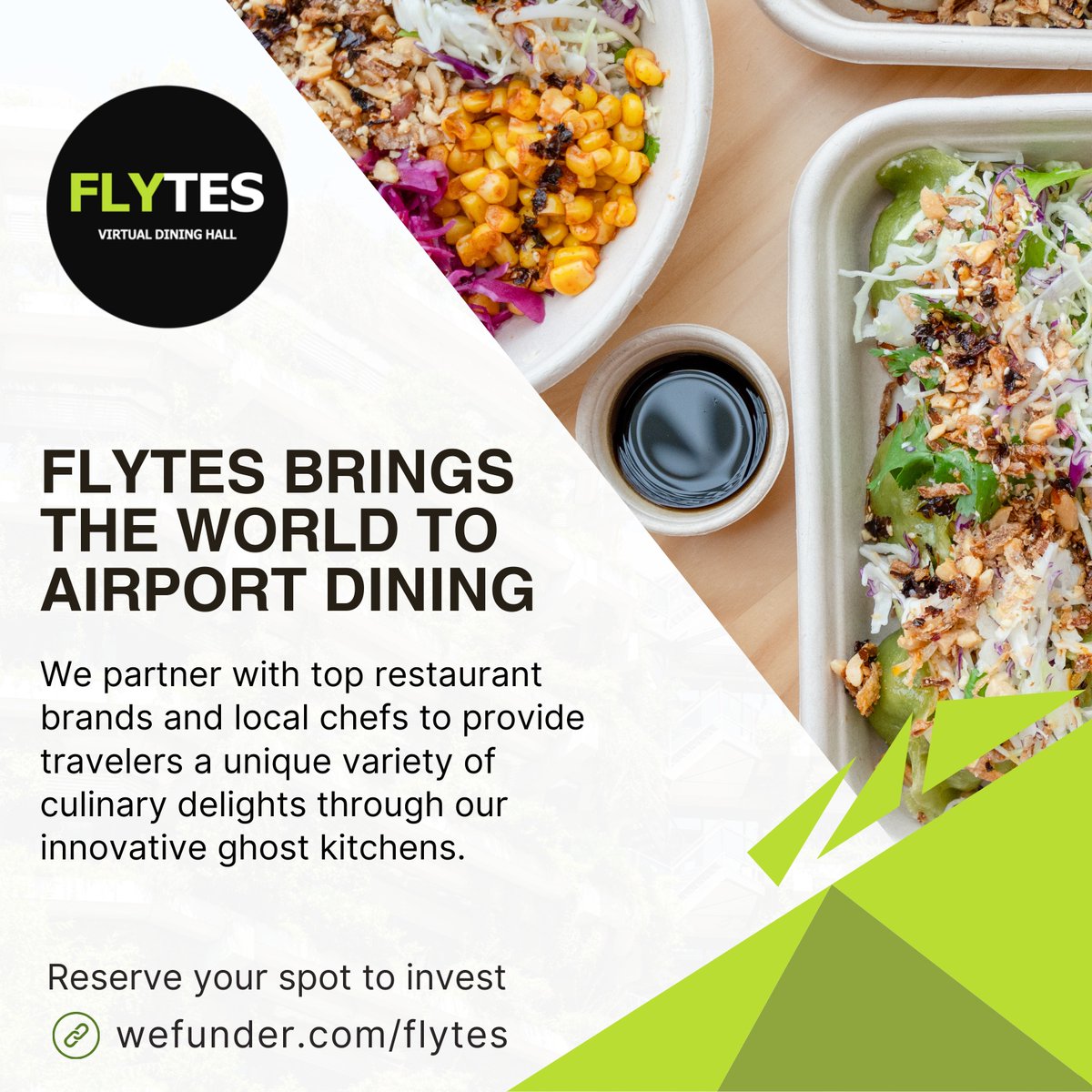 TheFlytesGuy's tweet photo. By partnering with renowned restaurant brands and local chefs, we offer travelers an unparalleled variety of culinary delights all through our innovative ghost kitchens.

Reserve your spot: https://t.co/RASsPsXPEs

#Flytes #ModernizeAirportDining #TravelEatsReimagined https://t.co/Mu3d00Rwzi