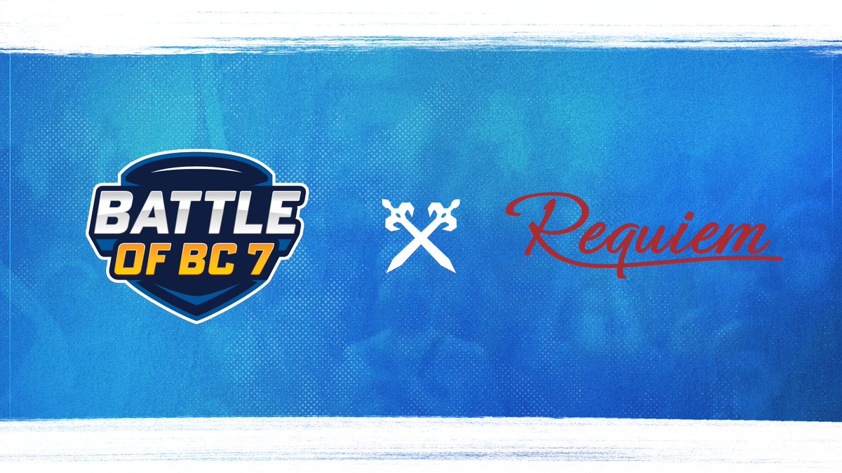 battleofbc's tweet photo. We are excited to be partnering with Requiem, a Seattle regional taking place this Saturday, to give free #BoBC7 registration to the winners of Melee, Ultimate, and Rivals 2!

Registration closes in less than an hour, so sign up now or be sure to check out the event's stream! 💙 https://t.co/XMkcQPETx6