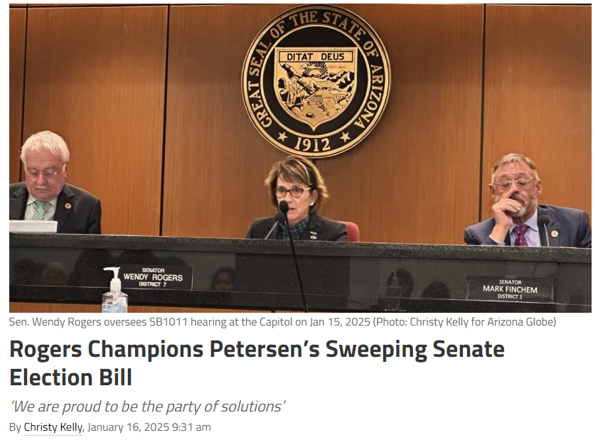 A reminder that Wendy Rogers is an illegitimate Arizona Senator (and mortgage fraudster...). Proven. Unrefuted. 

They are proud to be the party of fraud and corruption!? 

My Open Letter:
x.com/CoffinItUp/sta…