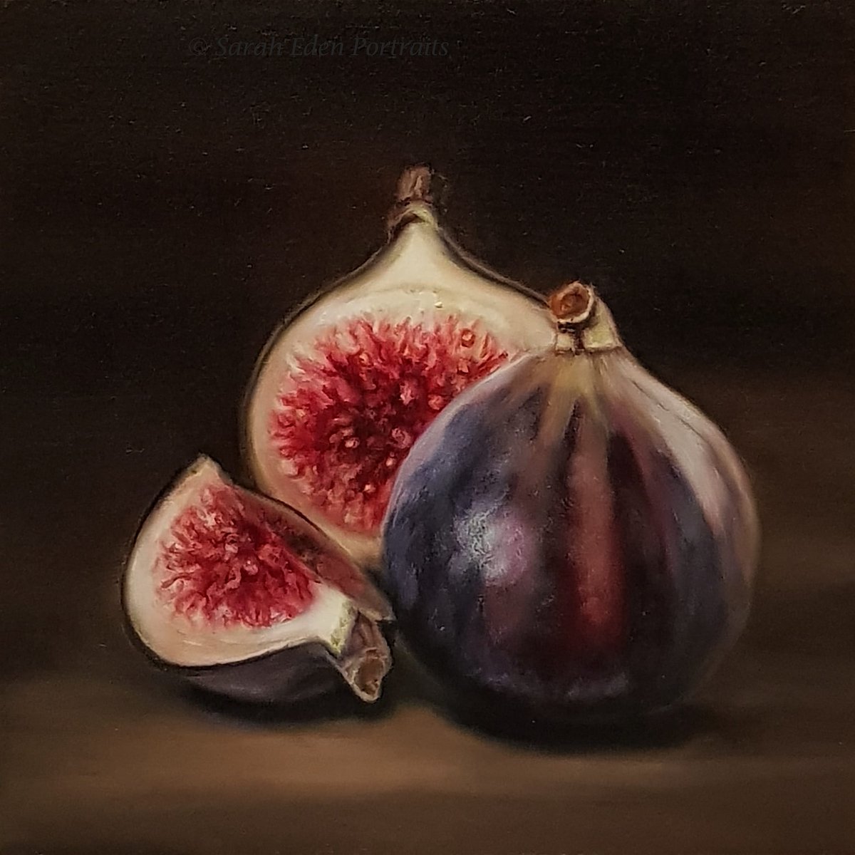 EdenPortraits's tweet photo. I was thrilled to be asked by the BBC if their DIY SOS programme could incorporate this little painting into one of their amazing projects a couple of years ago 😊

'Figaro', 14 x 14 cm (i.e. tiny 😂)

#figs #freshfigs #stilllife #stilllifepainting https://t.co/ugJssCmgsy