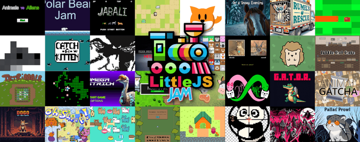Overall results of #LittleJS Game Jam were announced a few days ago, and now's the time to present the winners of the extra challenges: Cozy, Arcadia, and Endangered Species - all from the <a href="/OP_Guild/">OP Guild</a> team.

gamedevjs.com/competitions/l…

#gamedev #gamedevjs @Arcadia_fun <a href="/KilledByAPixel/">Frank Force 🌻</a>