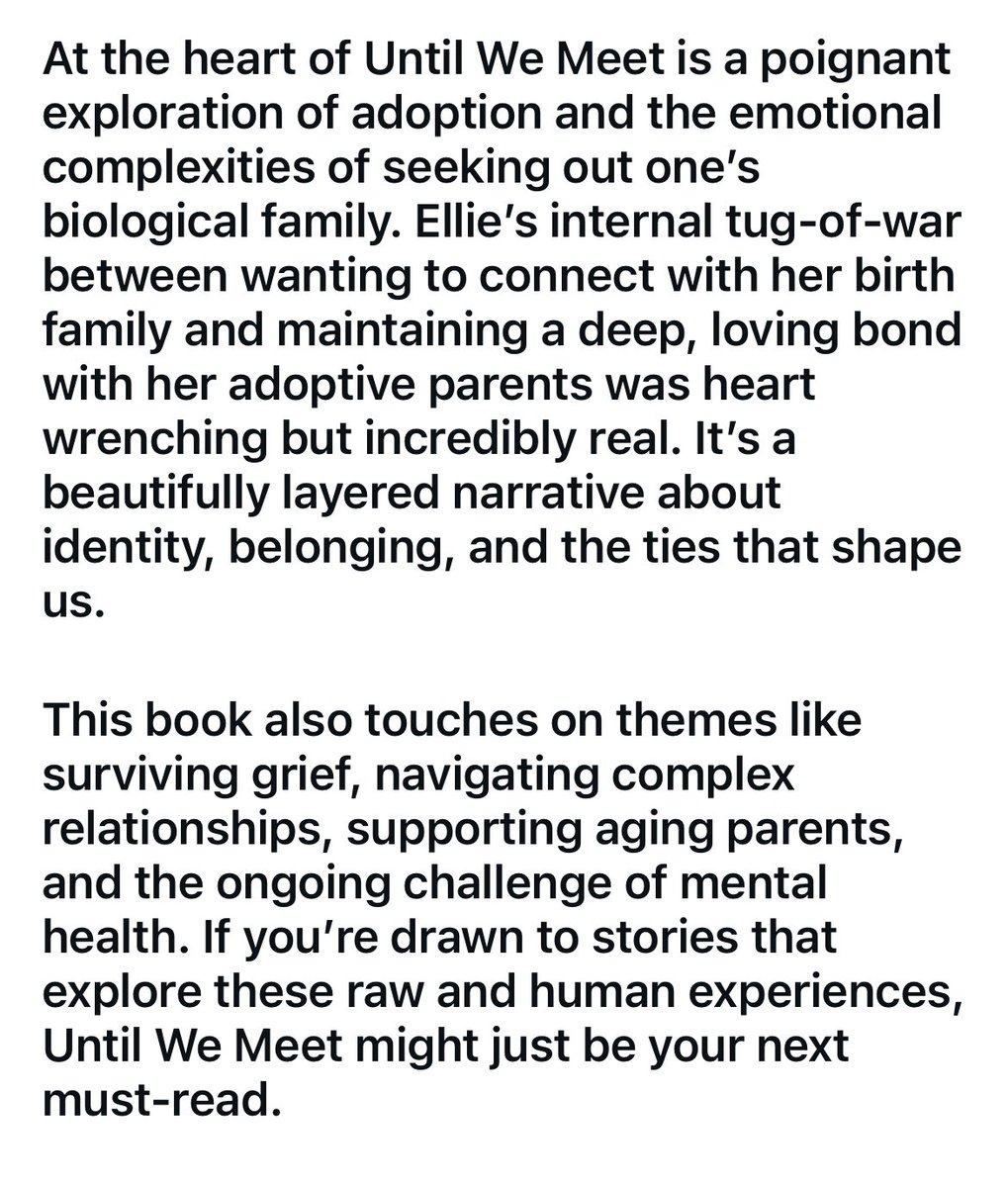 e_v_radwinter's tweet photo. Another wonderful review of Until We Meet, a massive thank you for your kind words.

Find out more about my book: https://t.co/UfOIhsACtr

#BookTwitter #booktwt #readingcommunity #fictio #Romance https://t.co/Cmmh3nse9V