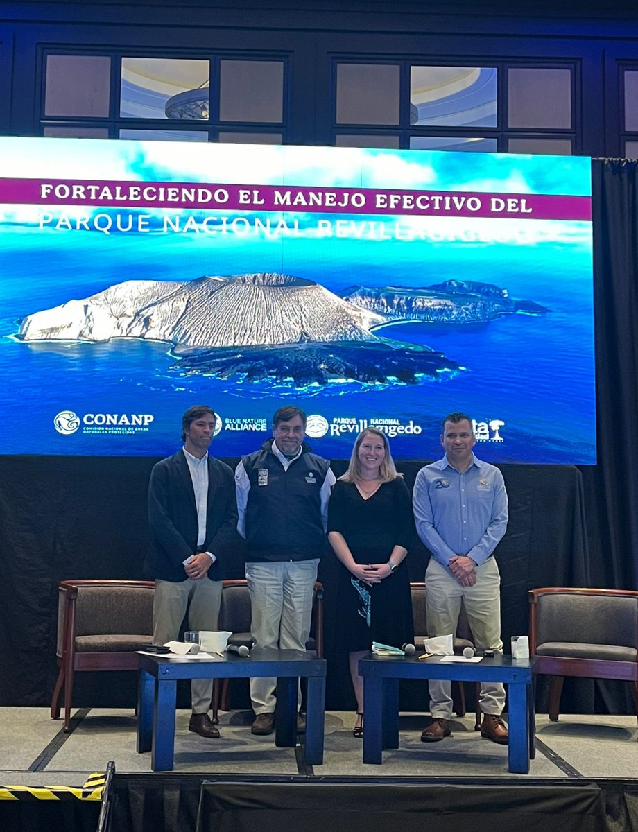 The Revillagigedo National Park is a leading example of effective management. It was great to join our partners <a href="/CONANP_mx/">CONANP</a>  <a href="/betadiversidad/">Beta Diversidad</a>  to celebrate this milestone. They have done a great job advancing the conservation journey of this site! gob.mx/conanp/prensa/…