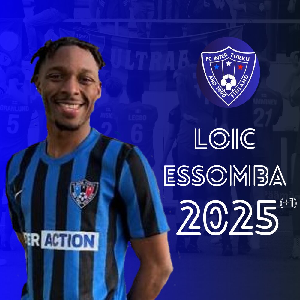 🚨 Le club se renforce enfin avec une recrue offensive ! 🆕

Il s'agit de l'attaquant Camerounais de 21 ans, Loic Essomba ! 🇨🇲

Il signe à Turku pour une année et une autre supplémentaire en option ! ✍🏼