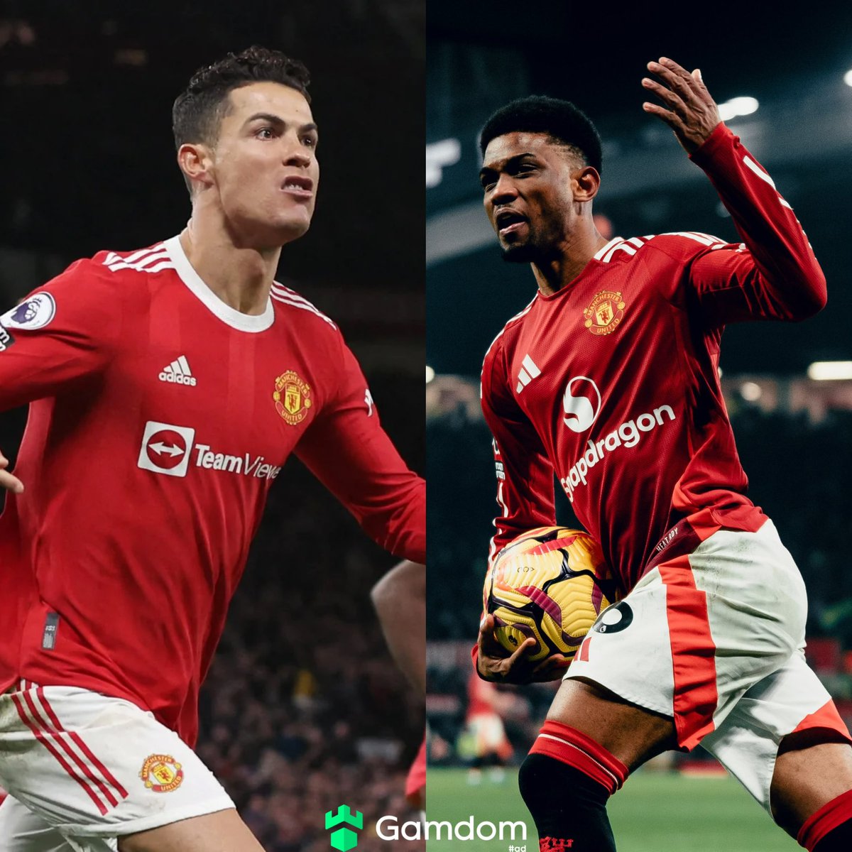 mufcMPB's tweet photo. 🚨📊 Amad is the FIRST Manchester United player to score a Premier League HAT-TRICK since Cristiano Ronaldo in 2022! 🌟🌟🌟 https://t.co/k1xECogNE3