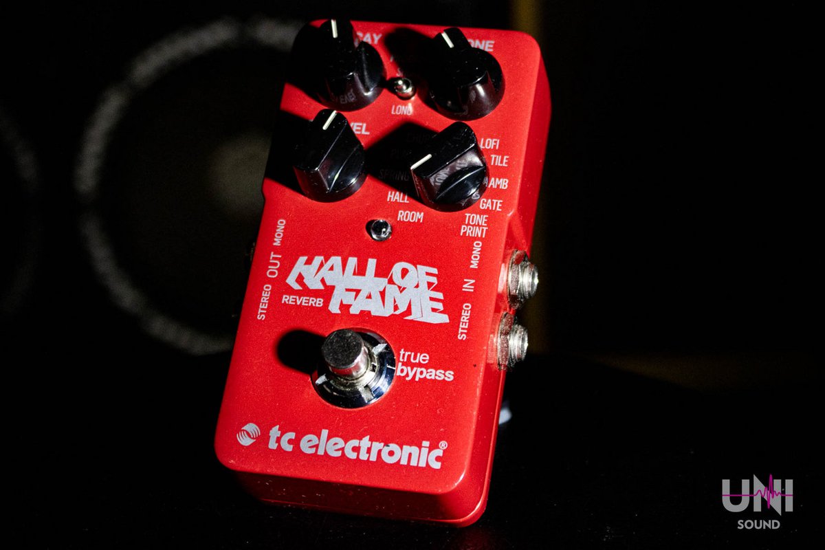 UnisoundY's tweet image. ／
1/18(土)23:15発売開始‼️
tc electronic Hall of Fame Reverb
＼

世界最高峰のリバーブの代名詞の血統を継いだリバーブペダル入荷！立ち上がりから最後の残響音まで、圧倒的な説得力と明確なTCの個性を持つリバーブサウンド！
digimart.net/cat13/shop5031…
#tcelectronic