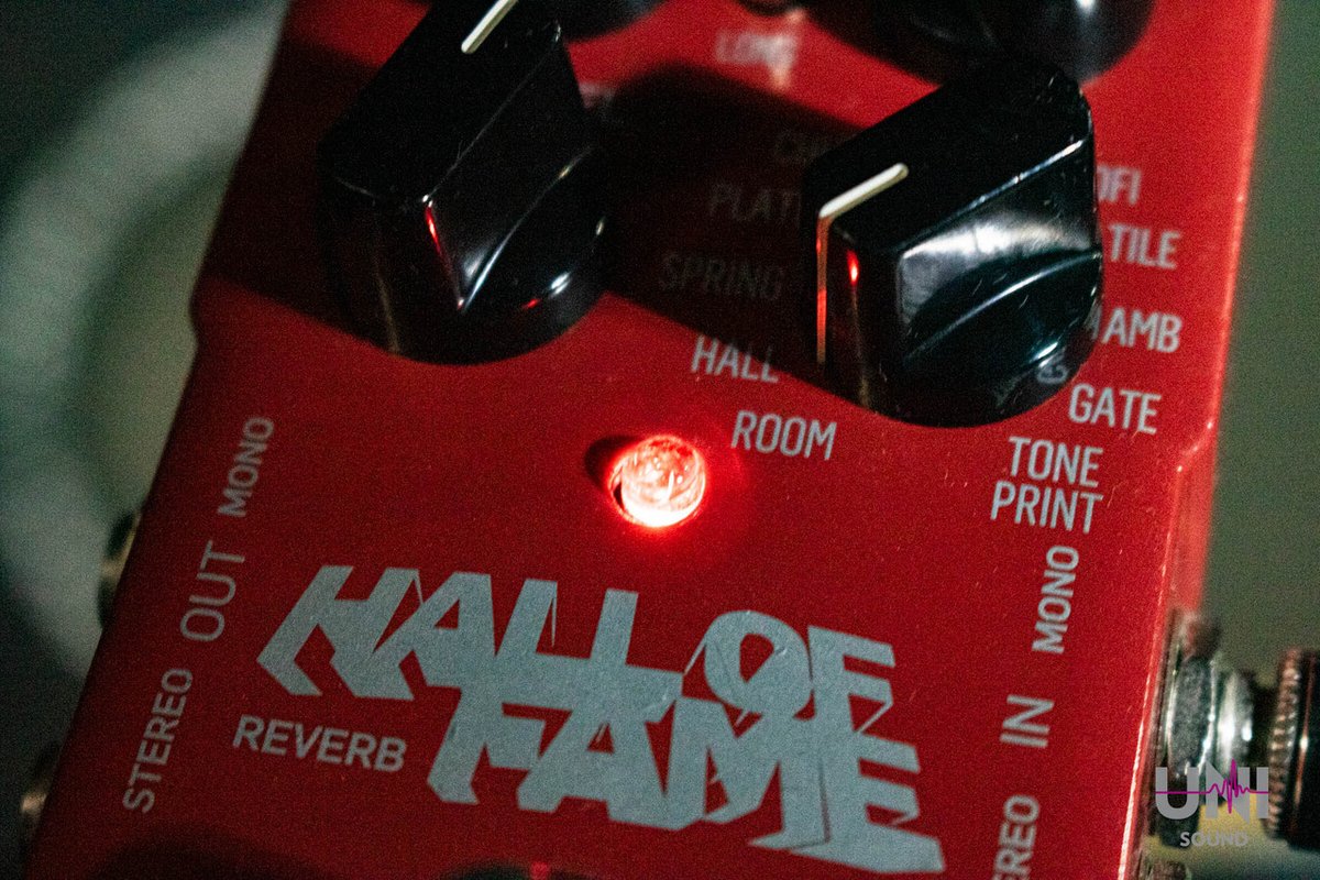 UnisoundY's tweet image. ／
1/18(土)23:15発売開始‼️
tc electronic Hall of Fame Reverb
＼

世界最高峰のリバーブの代名詞の血統を継いだリバーブペダル入荷！立ち上がりから最後の残響音まで、圧倒的な説得力と明確なTCの個性を持つリバーブサウンド！
digimart.net/cat13/shop5031…
#tcelectronic