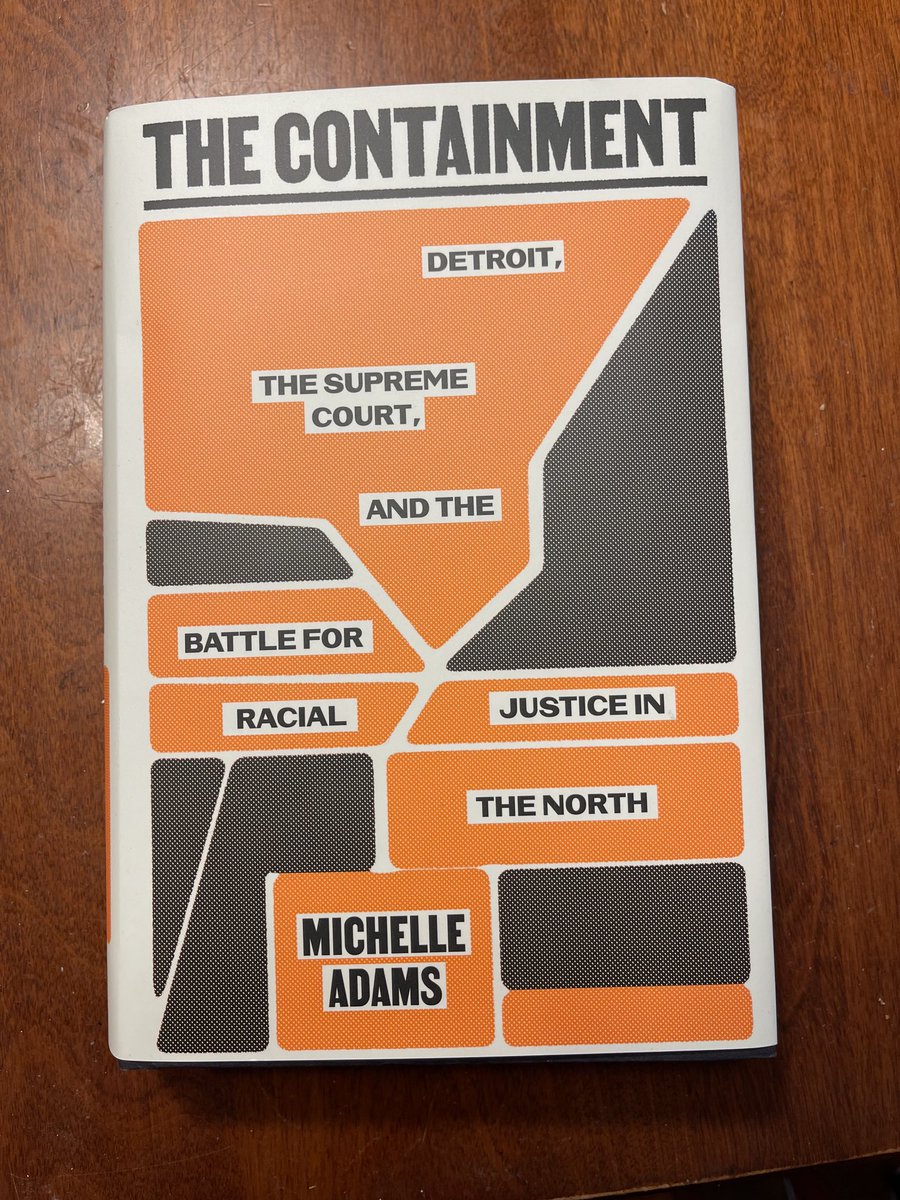 Barb McQuade (@barbmcquade) on Twitter photo Just received my copy of The Containment, the new book by my <a href="/UMichLaw/">Michigan Law School</a> colleague <a href="/mvadams12/">Michelle Adams</a> about the Detroit busing battle to desegregate schools and its continuing relevance today. Just received my copy of The Containment, the new book by my <a href="/UMichLaw/">Michigan Law School</a> colleague <a href="/mvadams12/">Michelle Adams</a> about the Detroit busing battle to desegregate schools and its continuing relevance today.