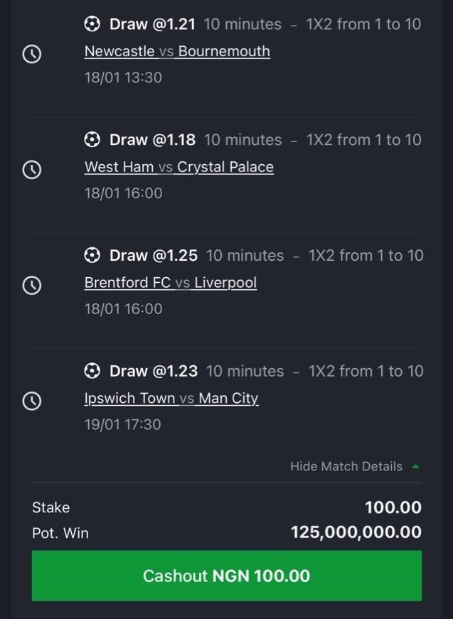This option will boom us 125M  
Just trying to do a little edit ✍️ 

If you have  N100 to play tap ❤️ like now 
Just say win and retweet 🥶
