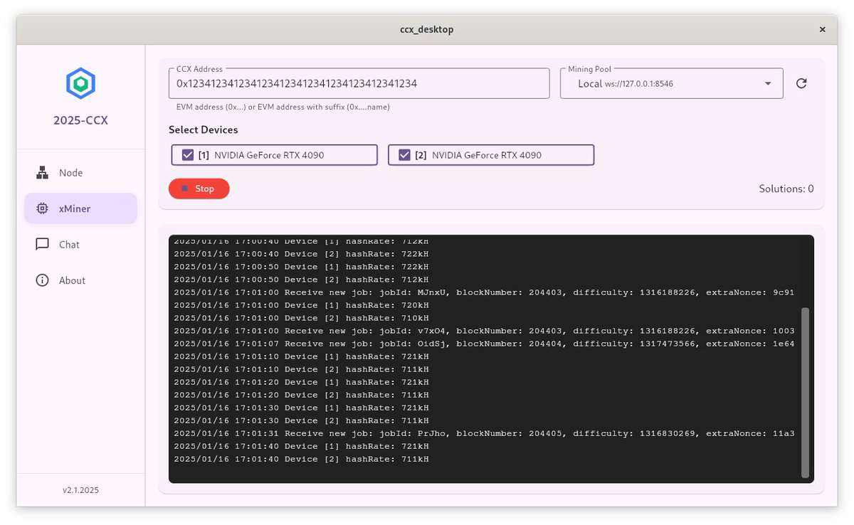 cyberchainxyz's tweet photo. 🚀 Before we launch our amazing OpenCyber App,
we need more people to secure the CyberChain!
Now's the perfect time to start mining. ⛏️
Download CCX-Desktop for easy, one-click mining and join the movement! 🙌🔗
Get started: https://t.co/301JiAzXuR
#CCX #OpenCyber https://t.co/ca13k0NNxo