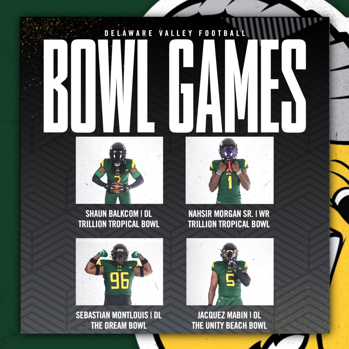 Congratulations to our guys and getting the opportunity to showcase their talent!
#DelValFootball #A4L