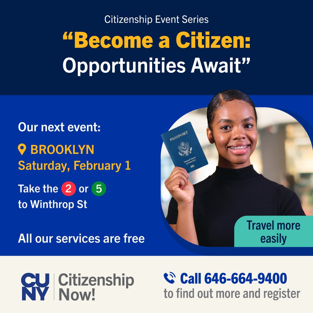 CUNY Citizenship Now tweet media
