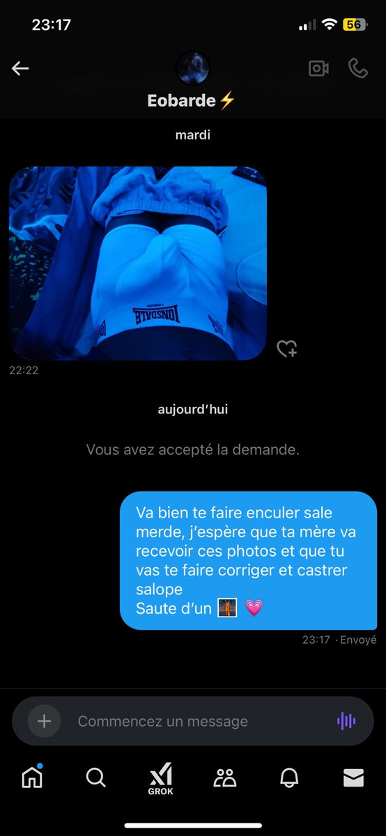 🤢🤢🤢🤢

<a href="/ReignWorlkiller/">Eobarde⚡</a> n’hésitez pas à signaler ce sac à merde qui m’envoie ce genre de photos abjectes (NSFW)