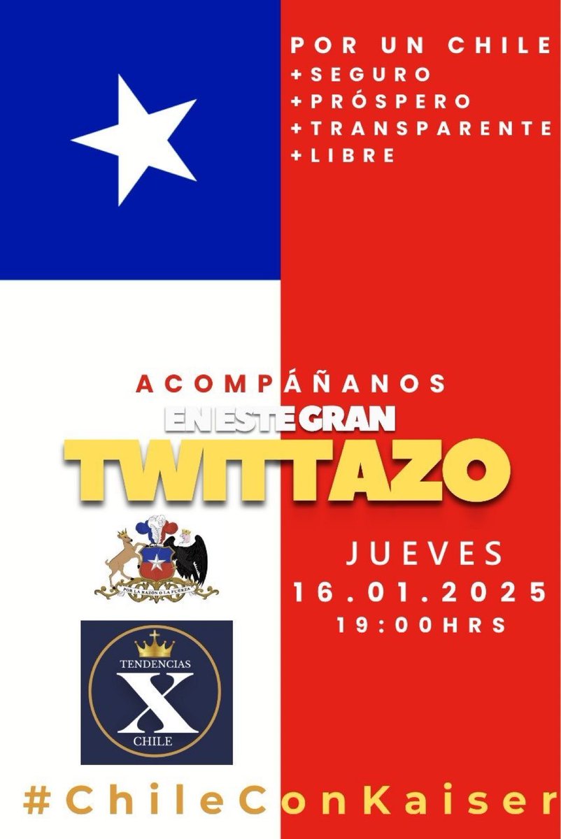 piratadel22's tweet image. ⭕️Vamos twittazo!

#ChileConKaiser