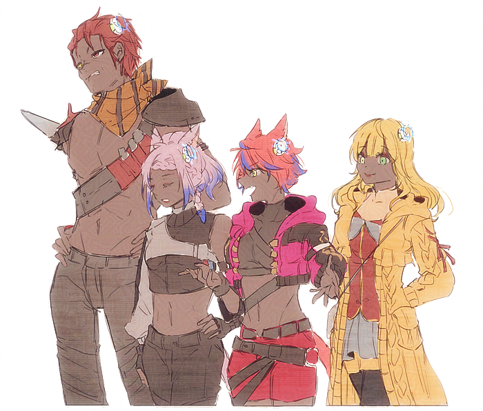 #FFXIV #FF14 
아르카디아 각층의 선수들 등장 - ♪