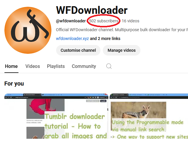 WFDownloader tweet media