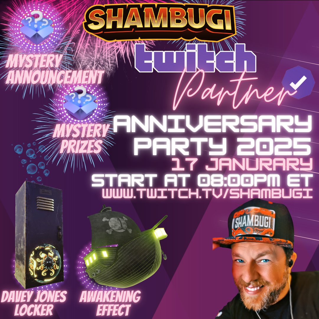 Shambugi (@theshambugi) on Twitter photo Please help spread the word & join the celebration! Something to announce that's been in the works a long time as well as <a href="/PixelbyPixelStu/">Pixel by Pixel Studios</a> collaboration for these prizes. Perfect time to meet this community!
? Prizes, clips, laughs, love😂we cant wait to see you there! Please help spread the word & join the celebration! Something to announce that's been in the works a long time as well as <a href="/PixelbyPixelStu/">Pixel by Pixel Studios</a> collaboration for these prizes. Perfect time to meet this community!
? Prizes, clips, laughs, love😂we cant wait to see you there!