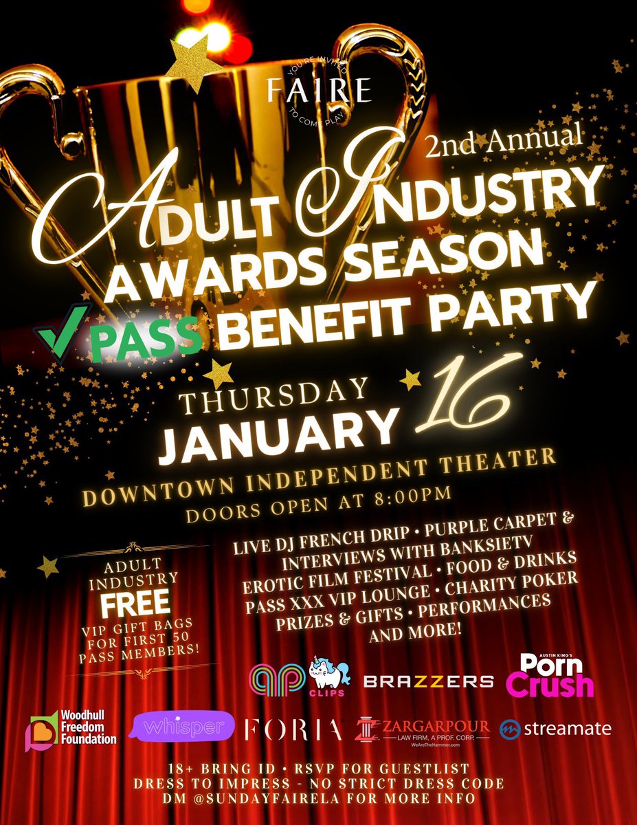 Tonight! <a href="/sundayfaireLA/">FAIRE</a> has a benefit party for PASS &amp; I have a film showing there with the <a href="/failedfilmsfest/">Failed Films</a>. See you there!