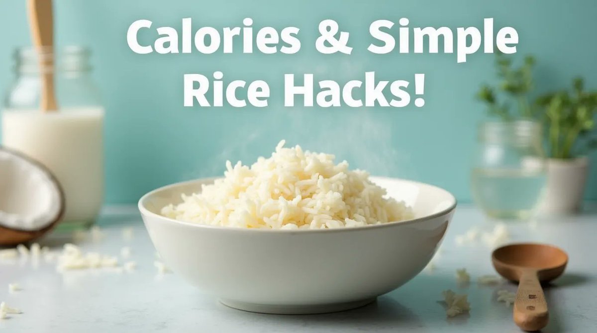 NbkRecipes's tweet photo. White Rice Recipe: 5 Easy Hacks for Perfect Cooking https://t.co/4C9HzMuf7C 
1️⃣ Add 1 tsp coconut oil to boiling water.
2️⃣ Cook 1 cup rice as usual.
3️⃣ Cool, refrigerate for 12 hrs, then reheat.
Why? Resistant starch = fewer calories + stable blood sugar!
 #HealthTips #RiceHack https://t.co/AjZkzsbH0E