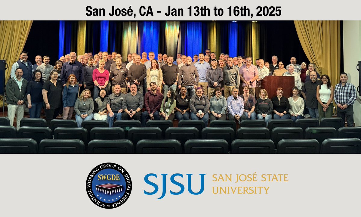 That’s a wrap!! We are finishing up our week at San Jose State University and reviewing our draft documents!! Thank you again to San José State University for hosting us and stay tuned for some great DME documents! #DFIR #Forensics #BestPractices