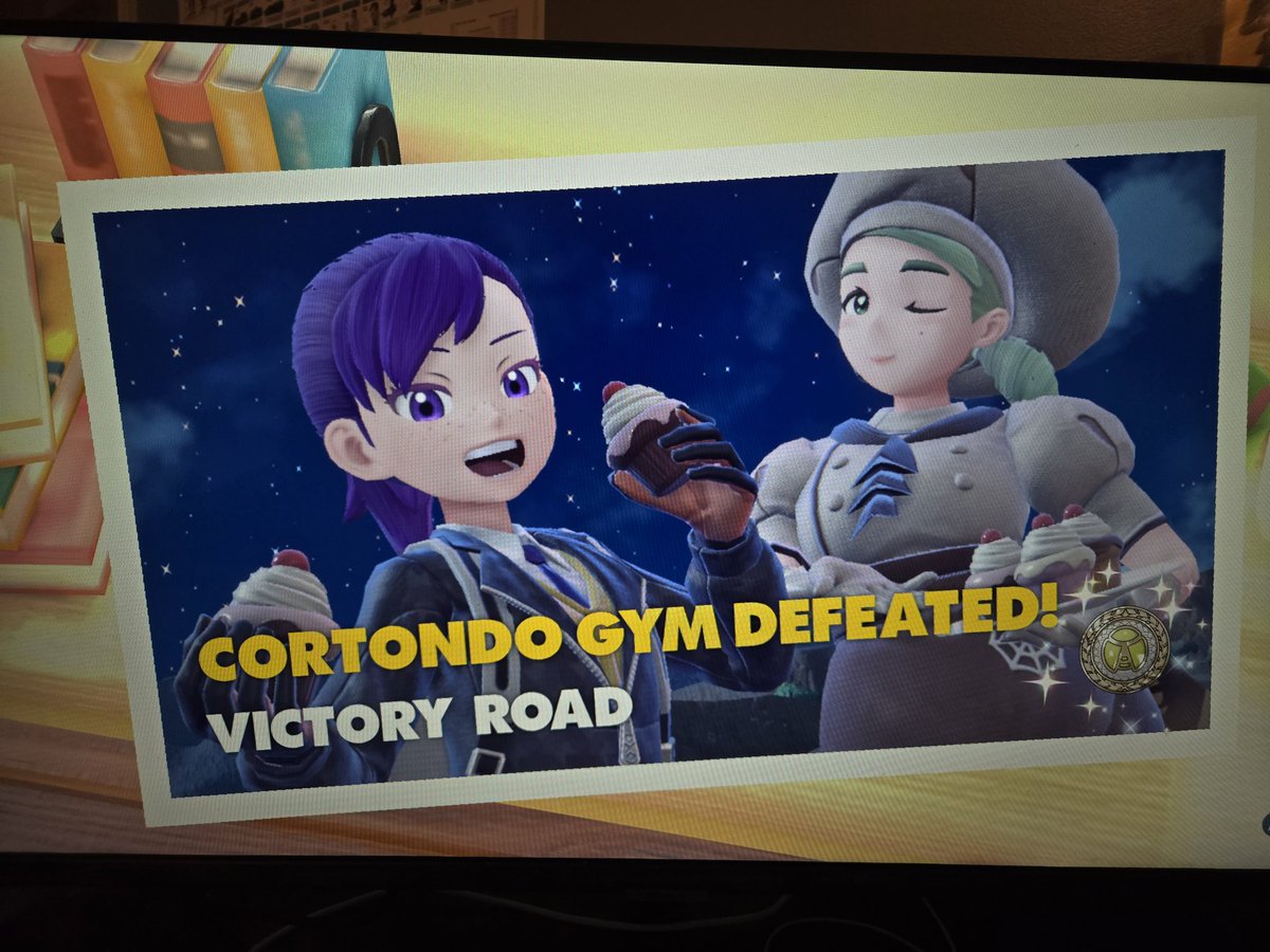 BegalBitez's tweet photo. Played some more Violet and beat the first gym!!! Spidops NUKED each pokemon and OHKOd all of them. Now gonna look for another teammate for the next gym and titan fight! https://t.co/HfuqY8lqaQ