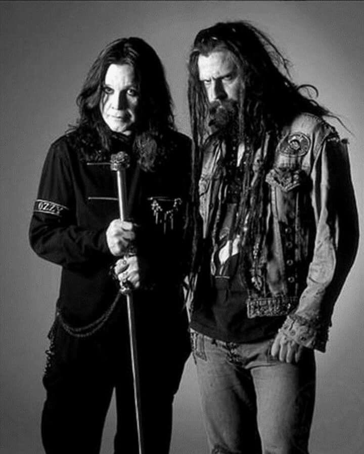 DailyRobZombie's tweet photo. Rob Zombie and Ozzy Osbourne https://t.co/tteLibXqYf