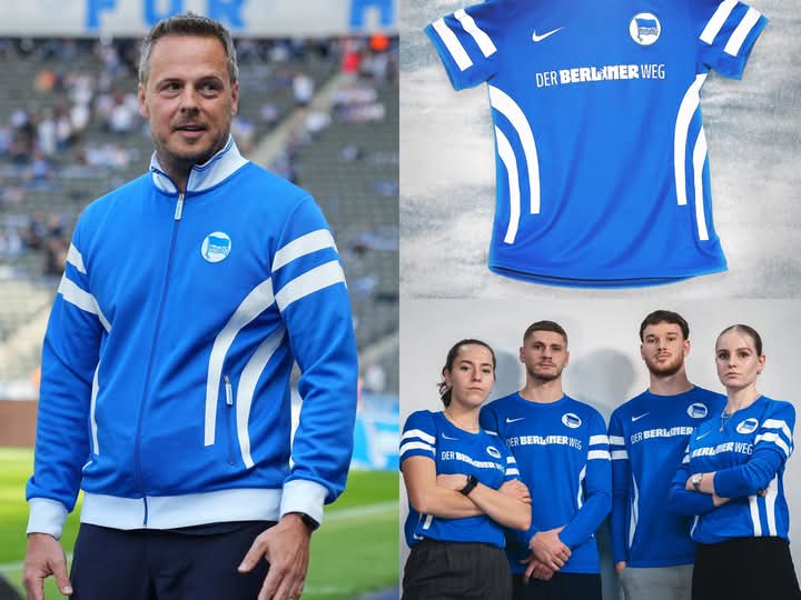 BUNDZONE's tweet image. 👕 أصدر ناهيرتا برلين قميصًا خاصًا تكريمًا للذكرى السنوية الأولى لوفاة رئيس النادي السابق كاي بيرنشتاين!

🔹 بدأ بيرنشتاين مسيرته المهنية كأحد قادة ألتراس نادي هيرتا برلين، وكان له فترة قصيرة - ولا تنسى - كرئيس، وأظهر دائمًا شغفًا كبيرًا بالنادي.  
#BSC #KayBernstein