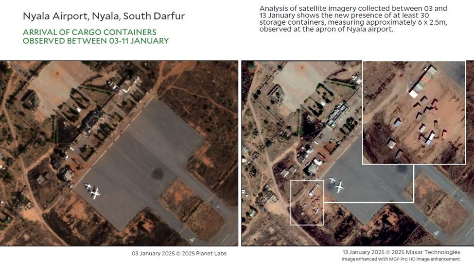 HRL_YaleSPH's tweet photo. On 18 December 2024 White House Coordinator Brett McGurk stated that the UAE is not now supplying weapons to the RSF. 
The White House is expected to provide the US Congress with its determination about whether UAE arms transfers are continuing on 17 January 2025. https://t.co/DkzUPaR3zB