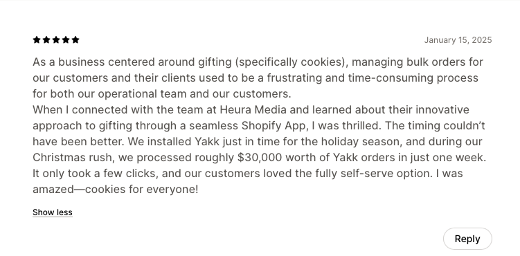 Idk man. You should use <a href="/getyakk/">Yakk: Bulk & Corporate Gifting</a> I guess. It do be helping you make more sales.